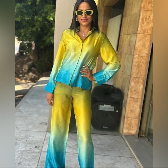 ZARA TIE DYE PRINT PANTS - Picture 7 of 16